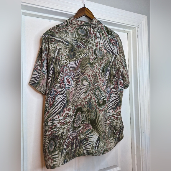 Vintage DonnKenny Short Sleeve Blouse - Picture 8 of 9